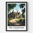 Cotswolds Scenic Landscape Art