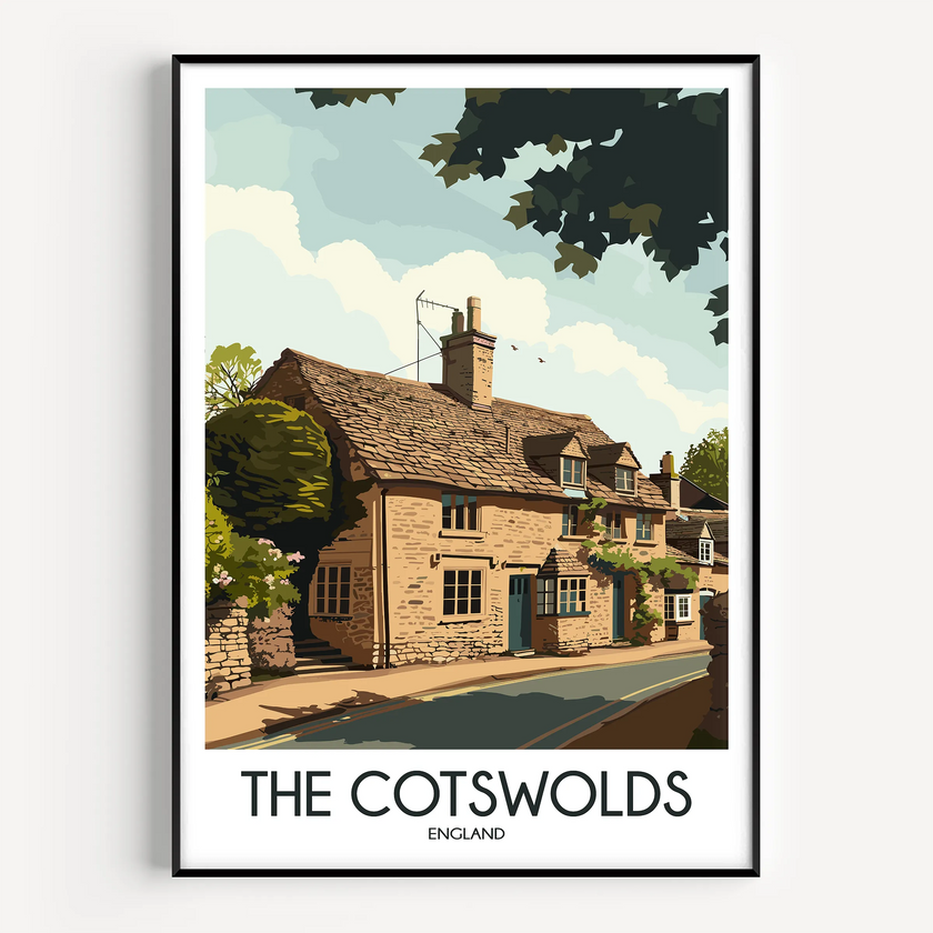 Cotswolds Scenic Landscape Art