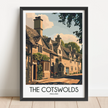 Cotswolds Souvenir Poster Print