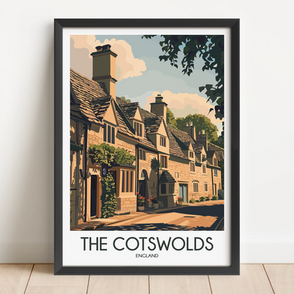 Cotswolds Souvenir Poster Print