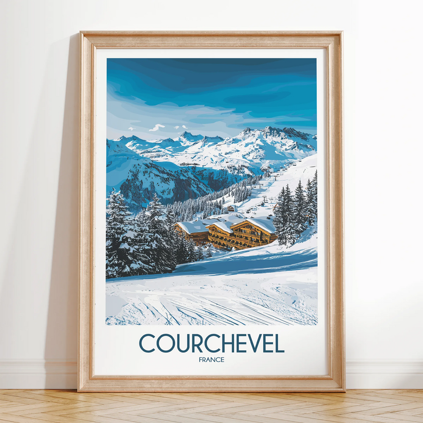 Courchevel Gallery Quality Print