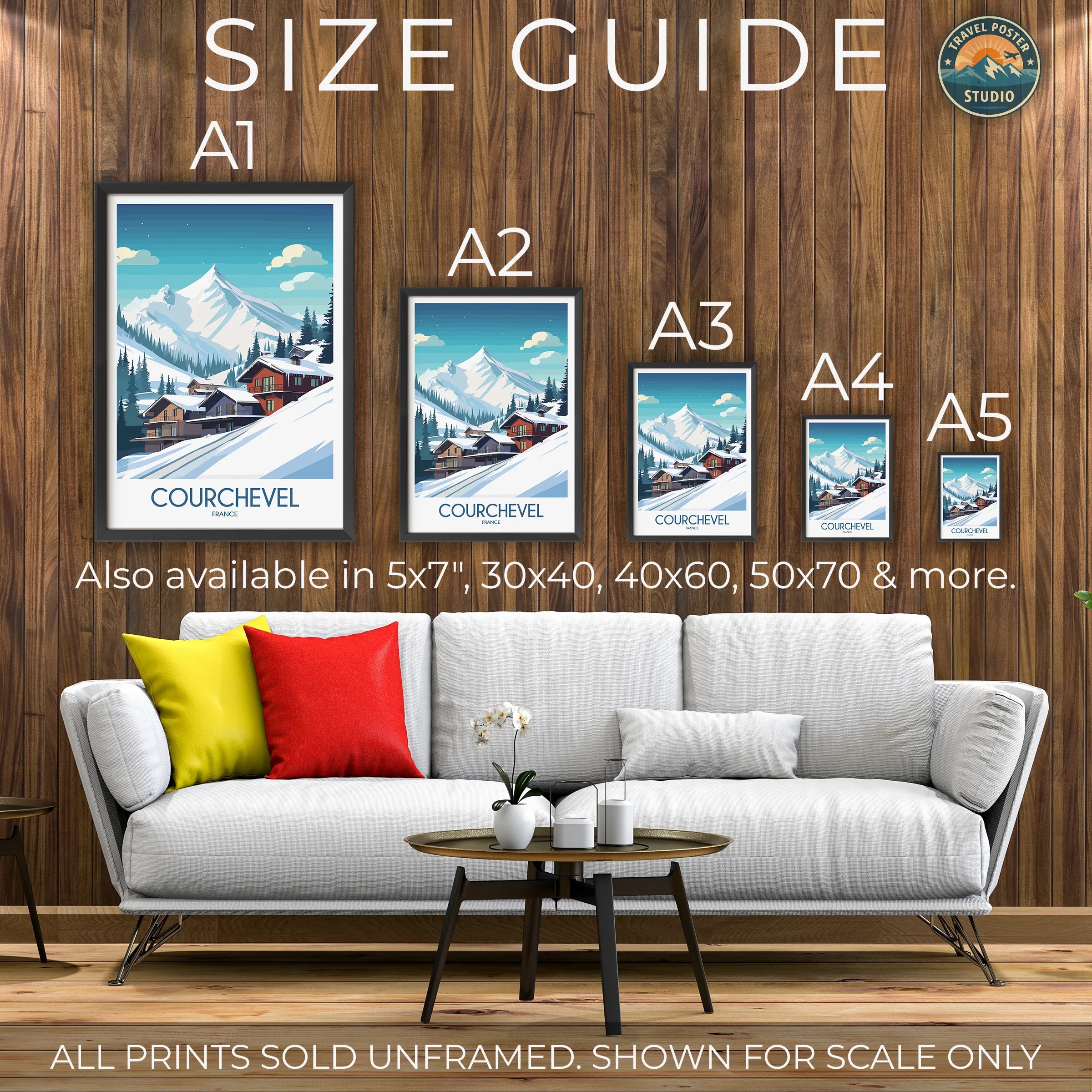 Courchevel Gallery Quality Print