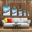 Courchevel Gallery Quality Print