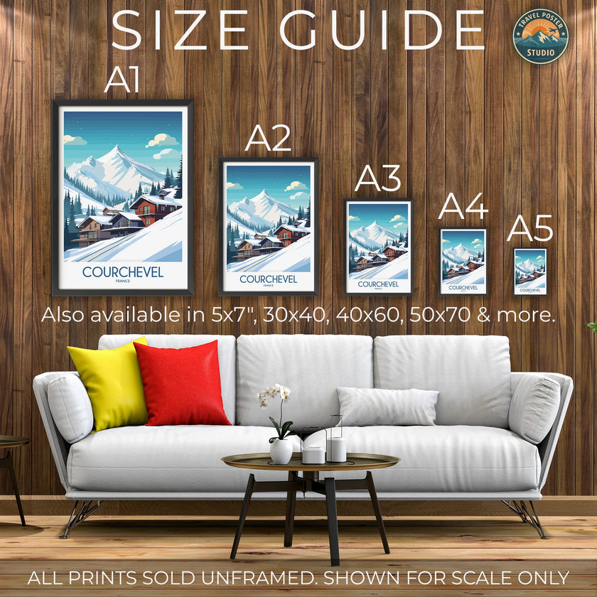 Courchevel Gallery Quality Print