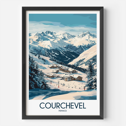 Courchevel Gallery Quality Print