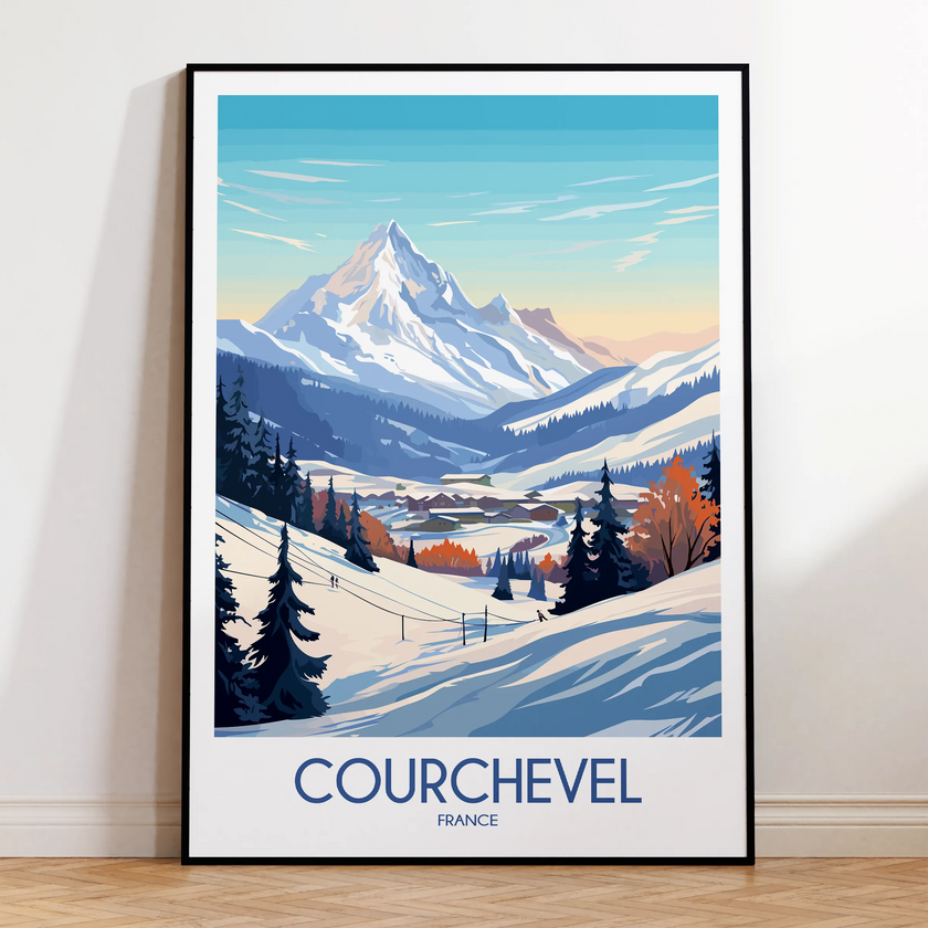 Courchevel Gallery Quality Print
