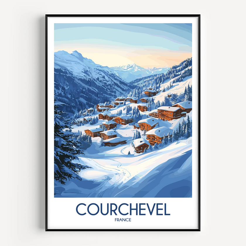 Courchevel Gallery Quality Print