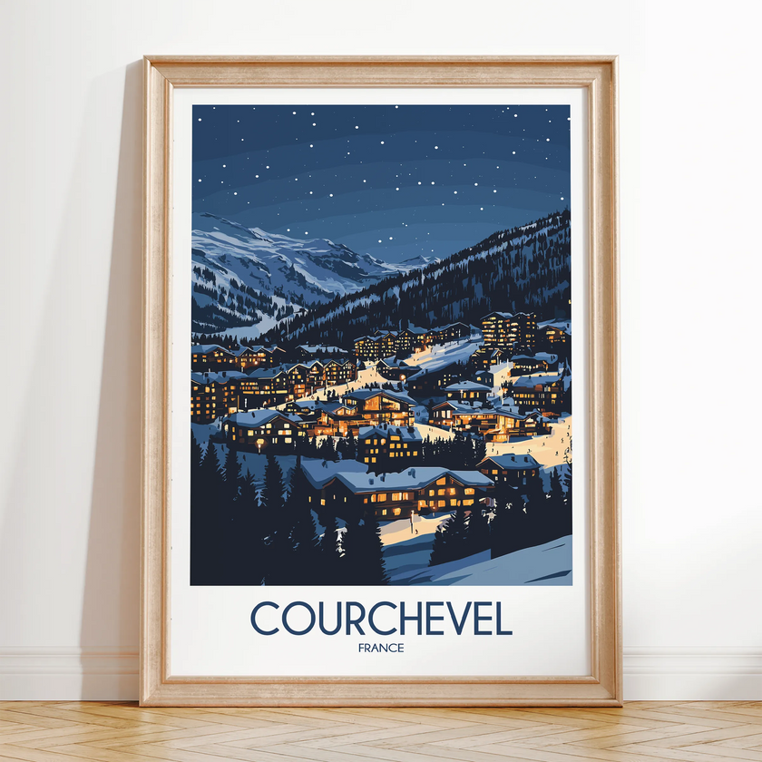 Courchevel Minimalist Wall Art