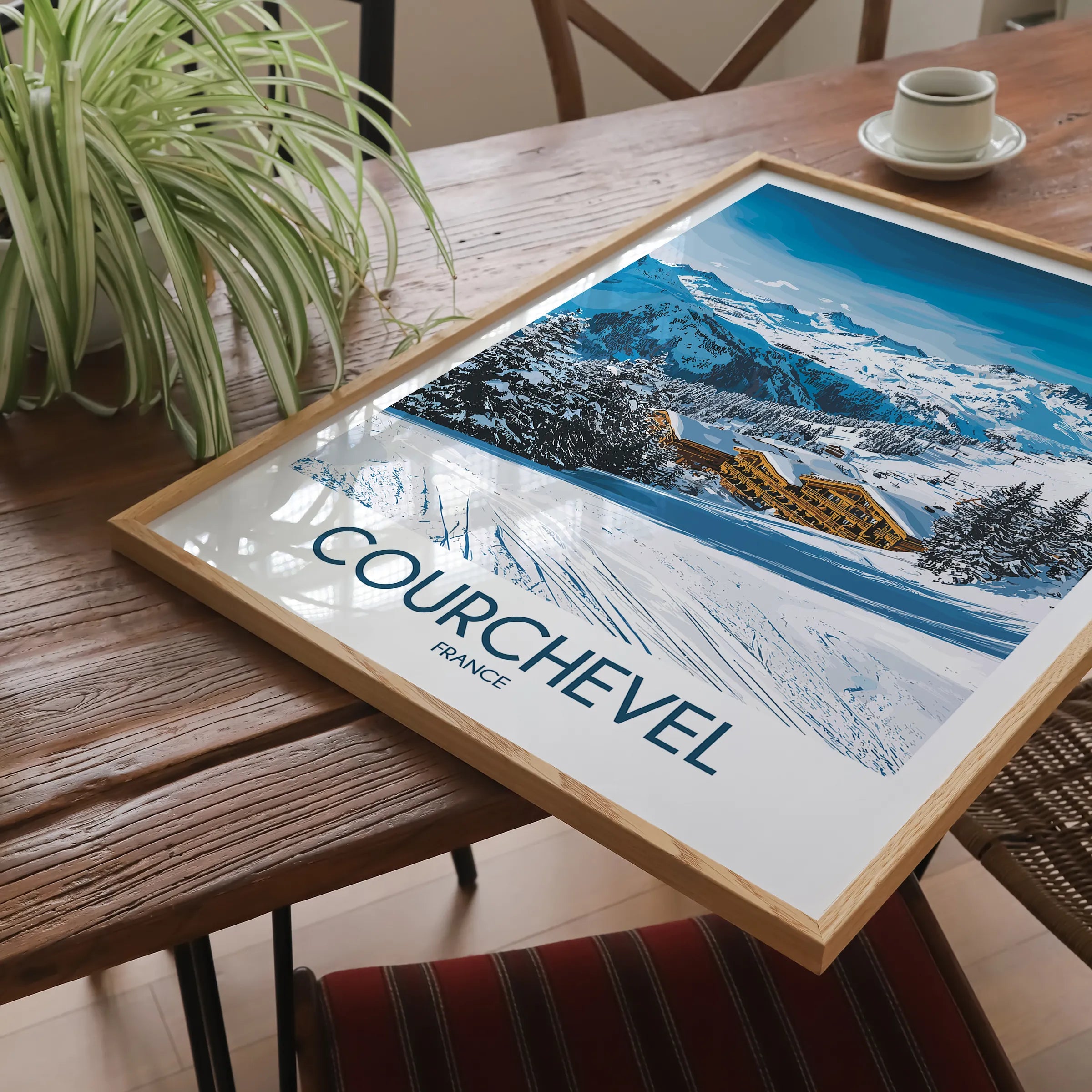 Courchevel Minimalist Wall Art