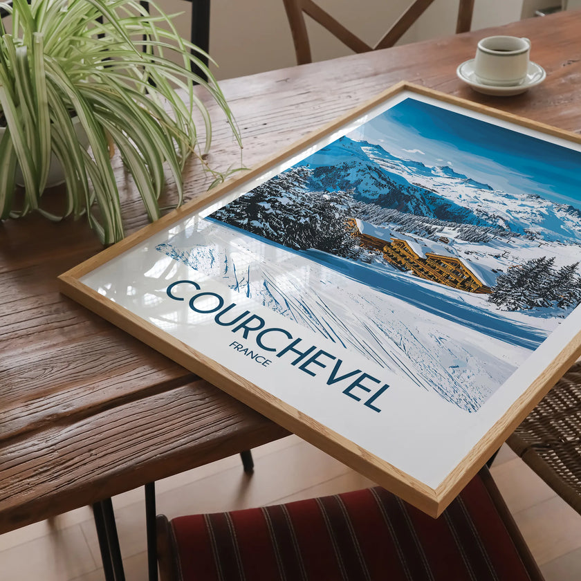 Courchevel Minimalist Wall Art