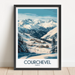 Courchevel Scenic Landscape Art