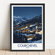 Courchevel Scenic Landscape Art