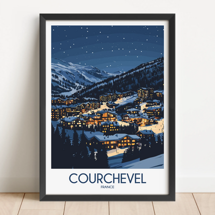 Courchevel Scenic Landscape Art