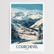 Courchevel Souvenir Poster Print