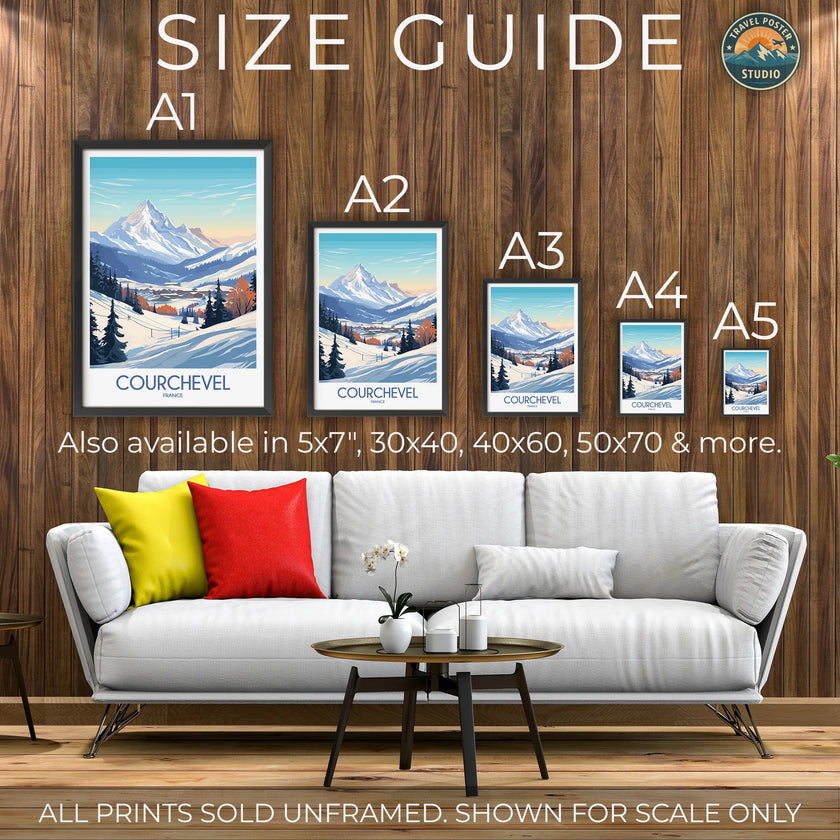 Courchevel Travel Memory Gift