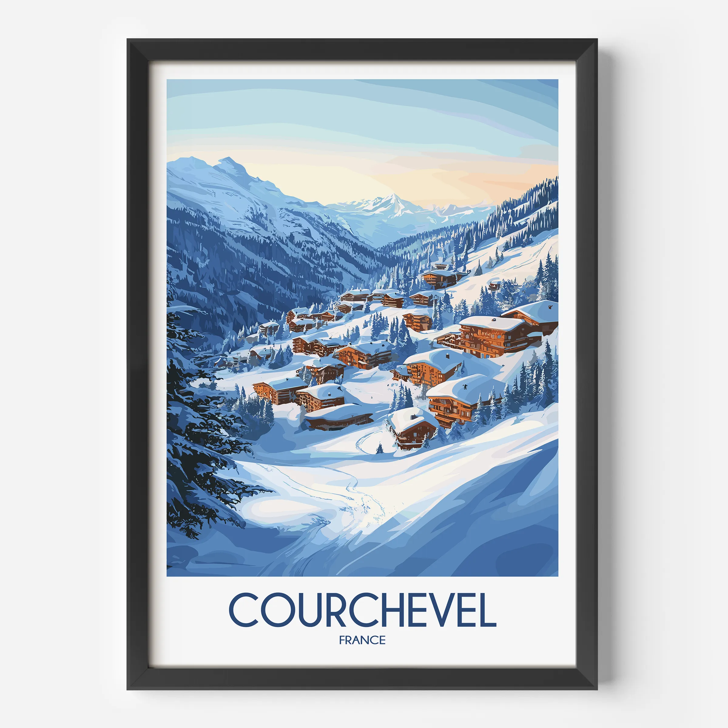 Courchevel Travel Memory Gift