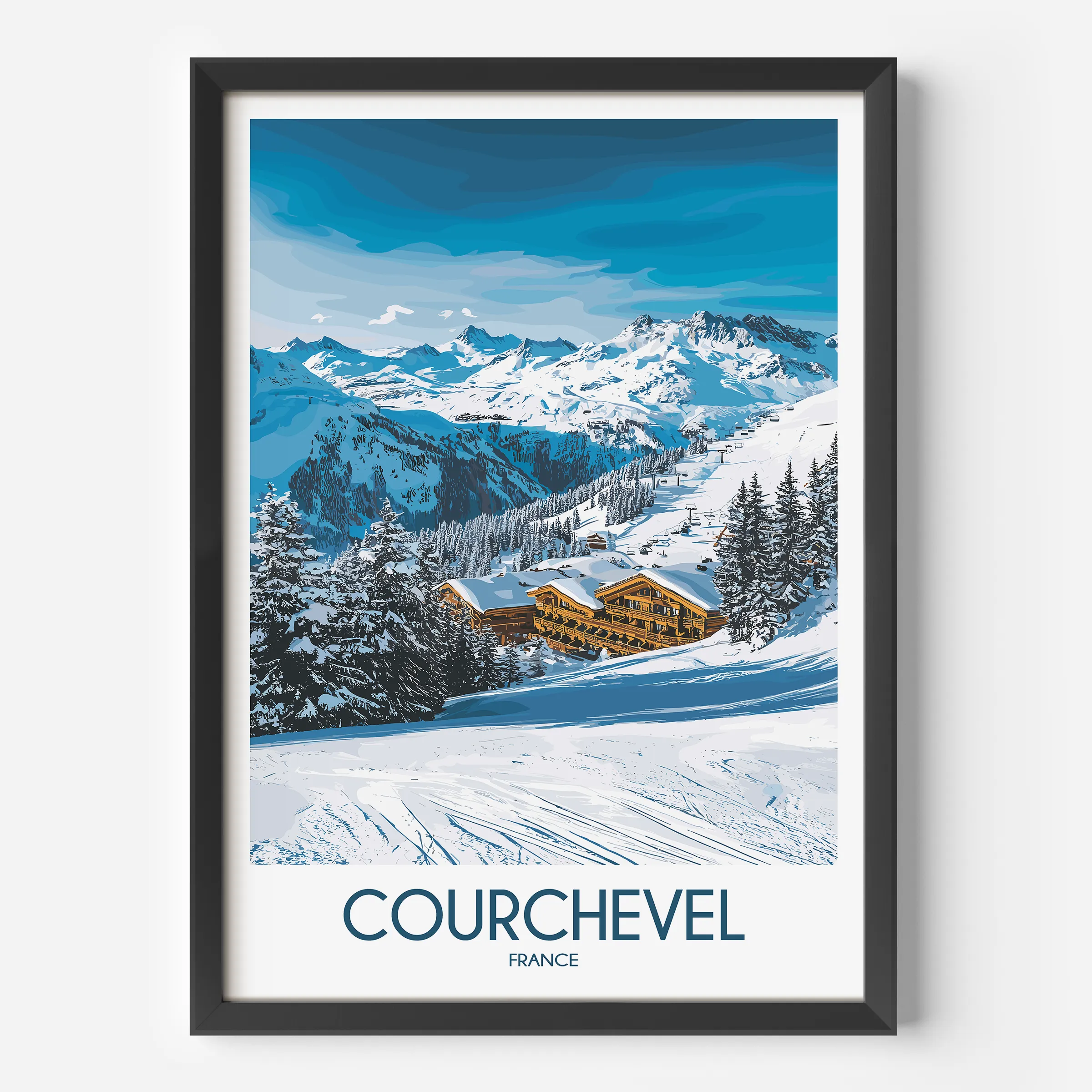 Courchevel Travel Memory Gift