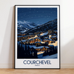 Courchevel Vintage Style Print