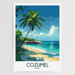 Cozumel Destination Art Gift