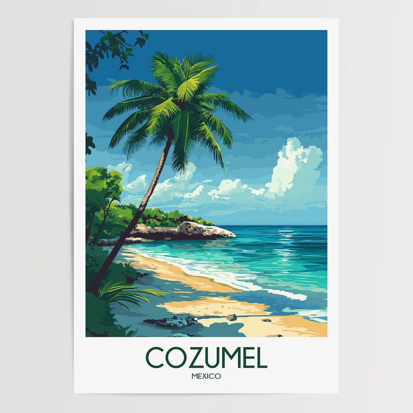 Cozumel Destination Art Gift
