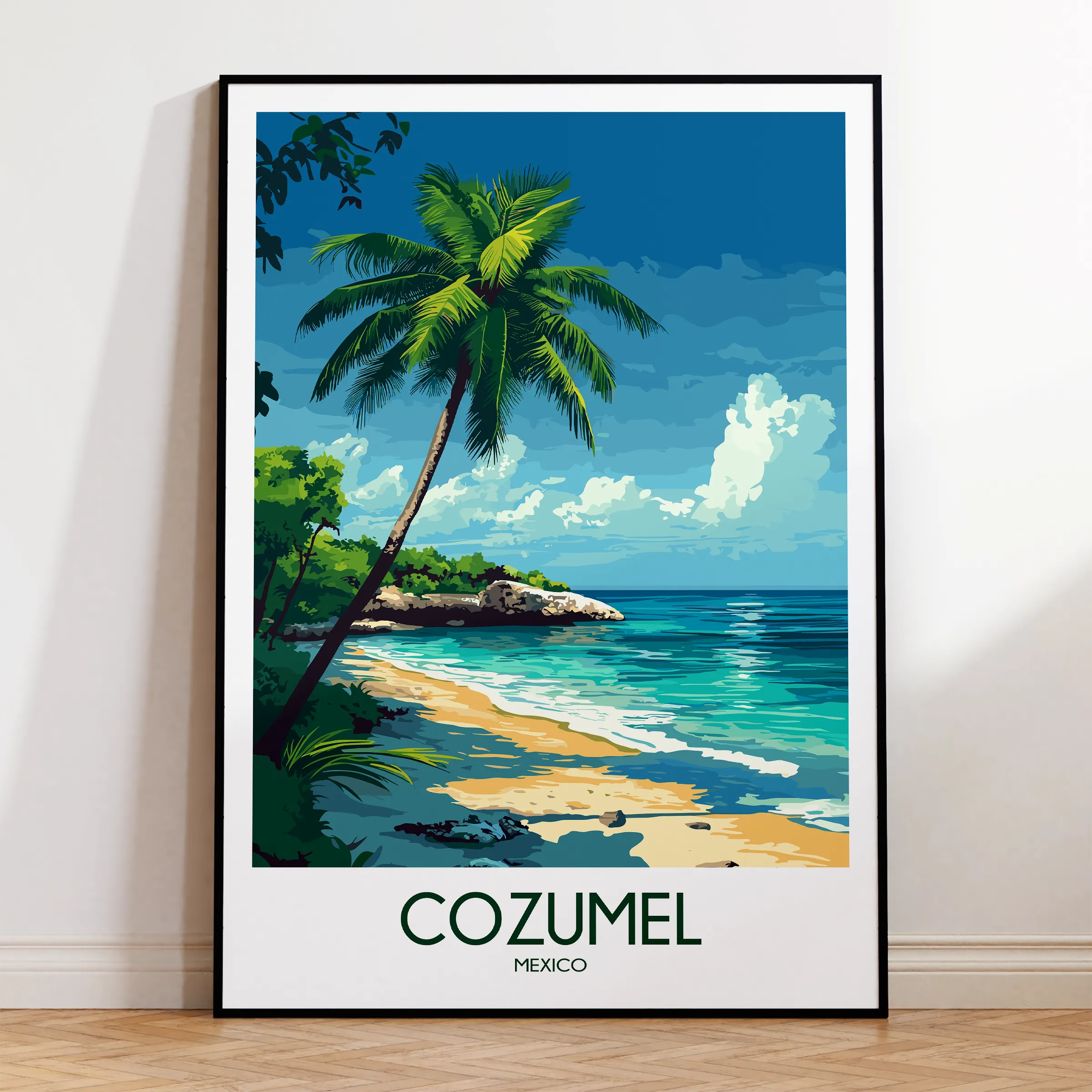 Cozumel Scenic Landscape Art
