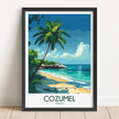 Cozumel Souvenir Poster Print