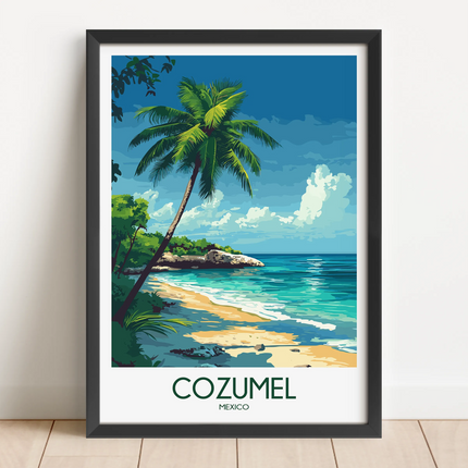 Cozumel Souvenir Poster Print
