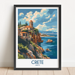 Crete Destination Art Gift