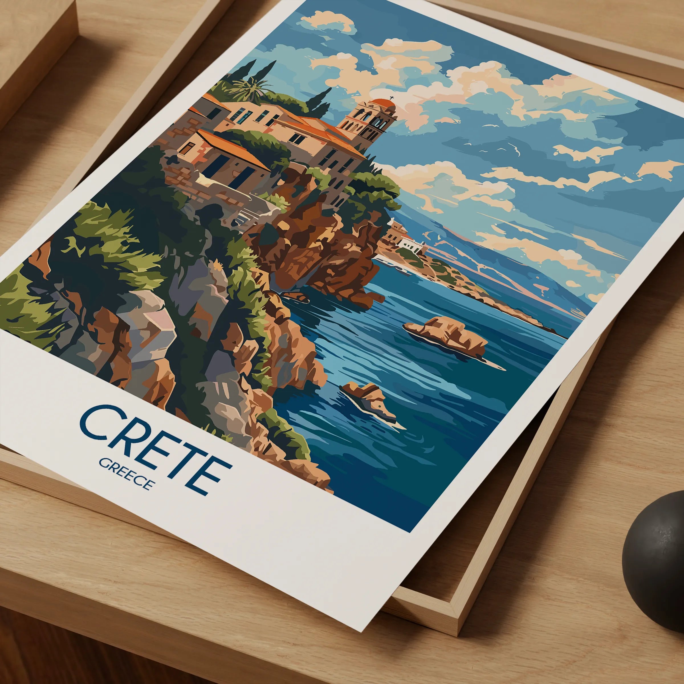 Crete Minimalist Wall Art
