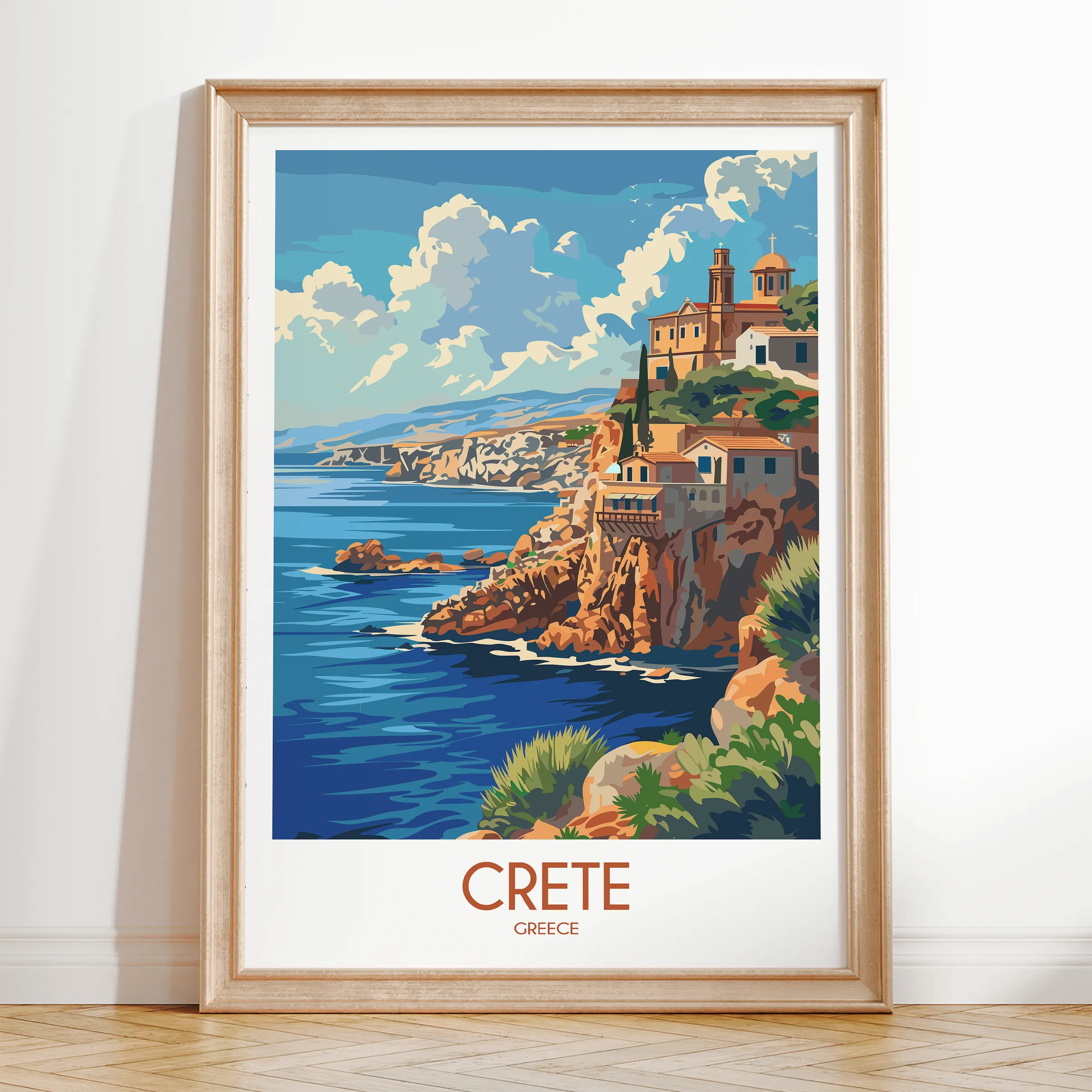 Crete Minimalist Wall Art