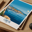Crete Modern Travel Poster