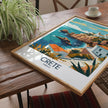 Crete Modern Travel Poster