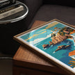 Crete Retro Travel Illustration