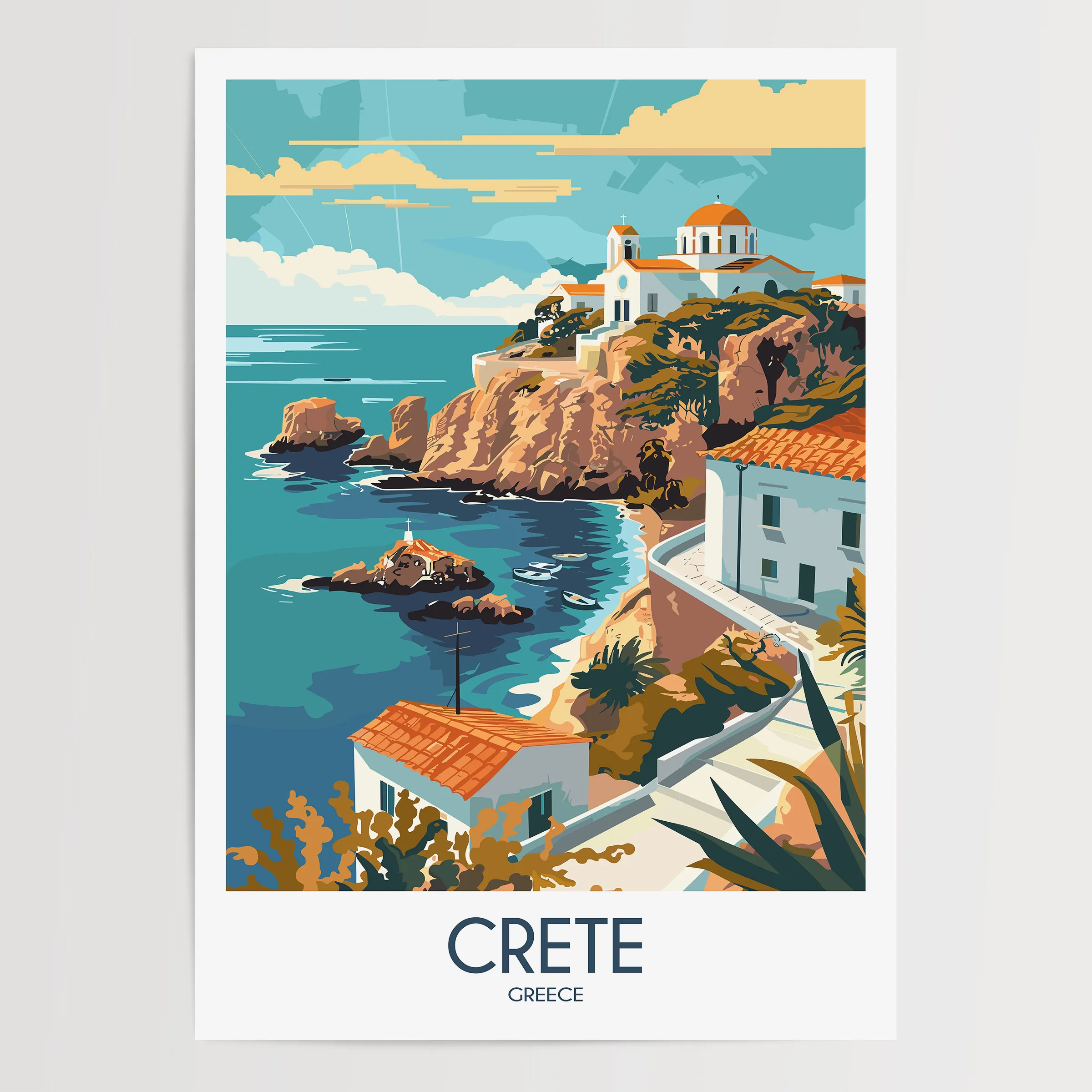 Crete Scenic Landscape Art
