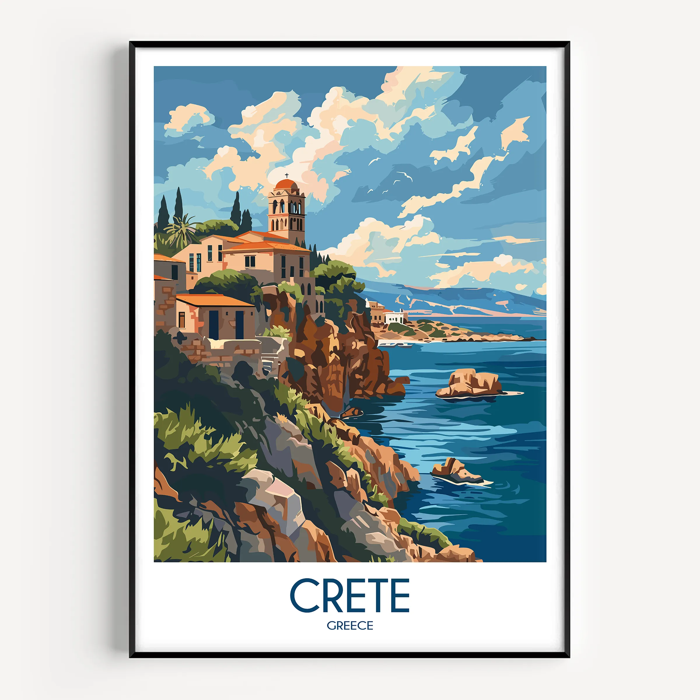 Crete Scenic Landscape Art
