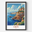 Crete Souvenir Poster Print