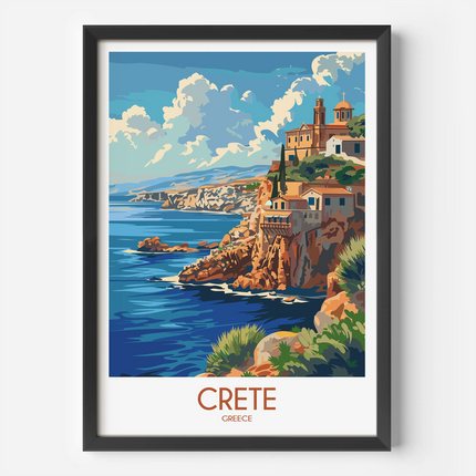 Crete Souvenir Poster Print