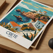 Crete Vintage Style Print