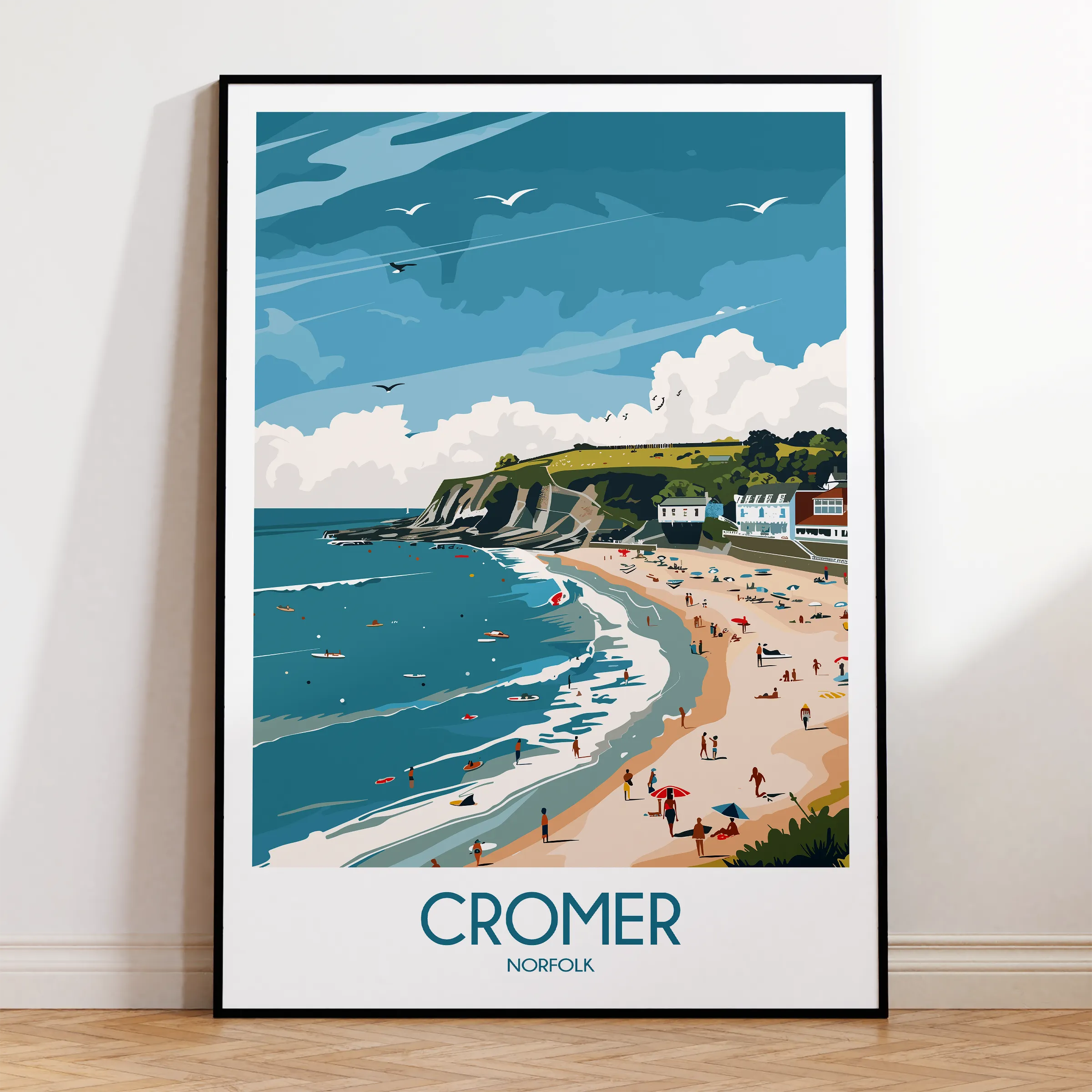 Cromer Souvenir Poster Print