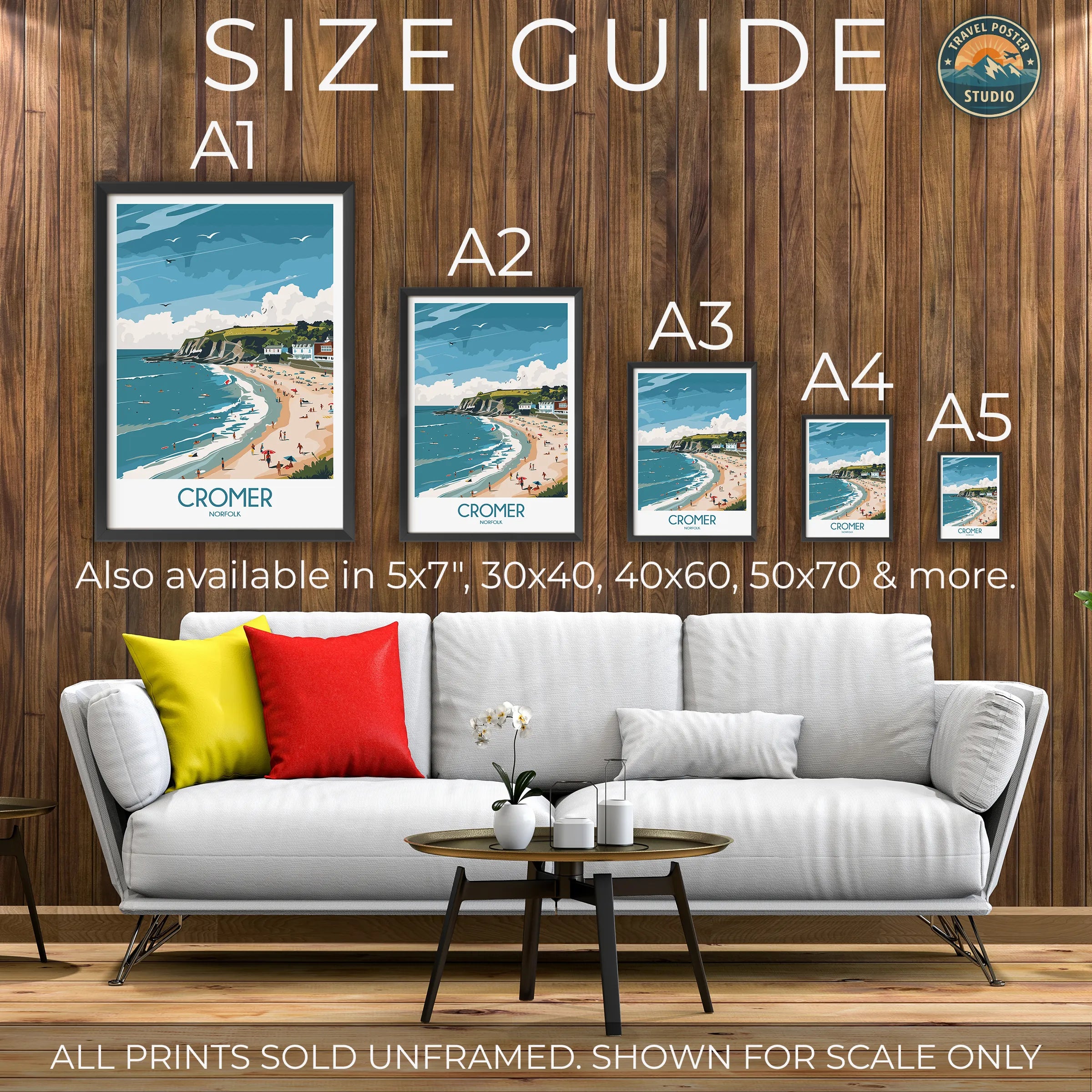 Cromer Vintage Style Print