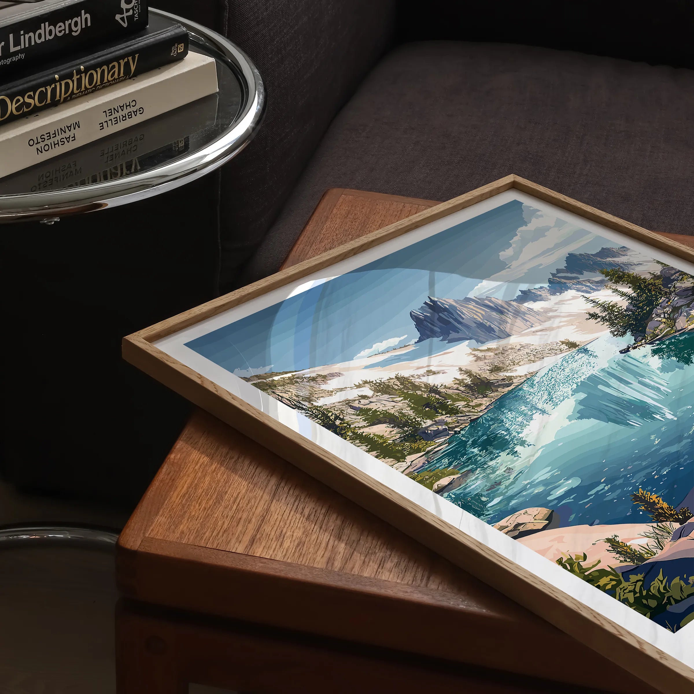 Crystal Lakes Scenic Landscape Art