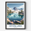 Crystal Lakes Scenic Landscape Art