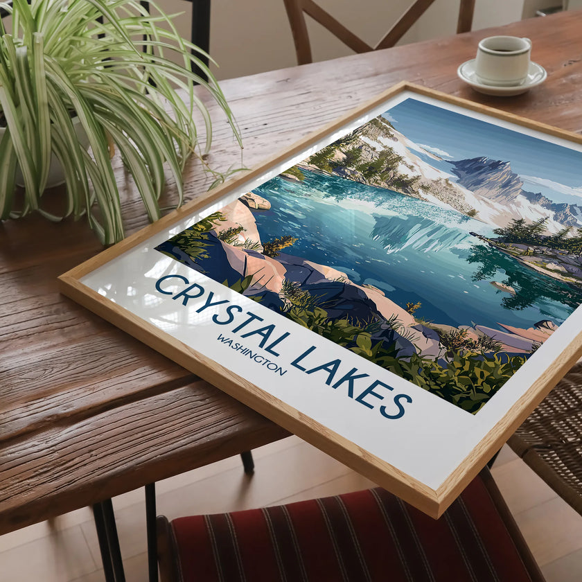 Crystal Lakes Travel Memory Gift