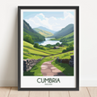 Cumbria Destination Art Gift