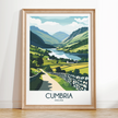 Cumbria England Minimalist Wall Art