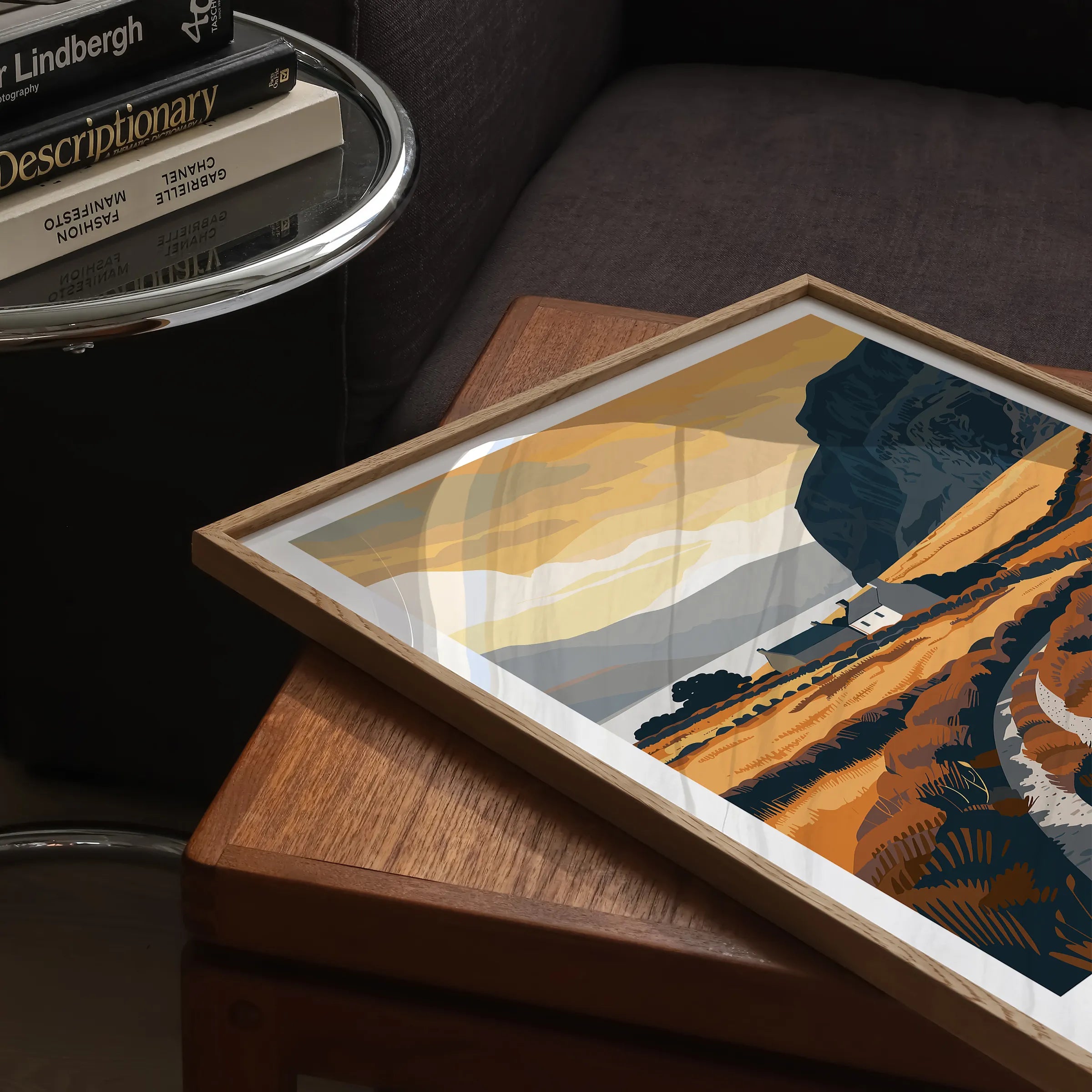 Cumbria Retro Travel Illustration