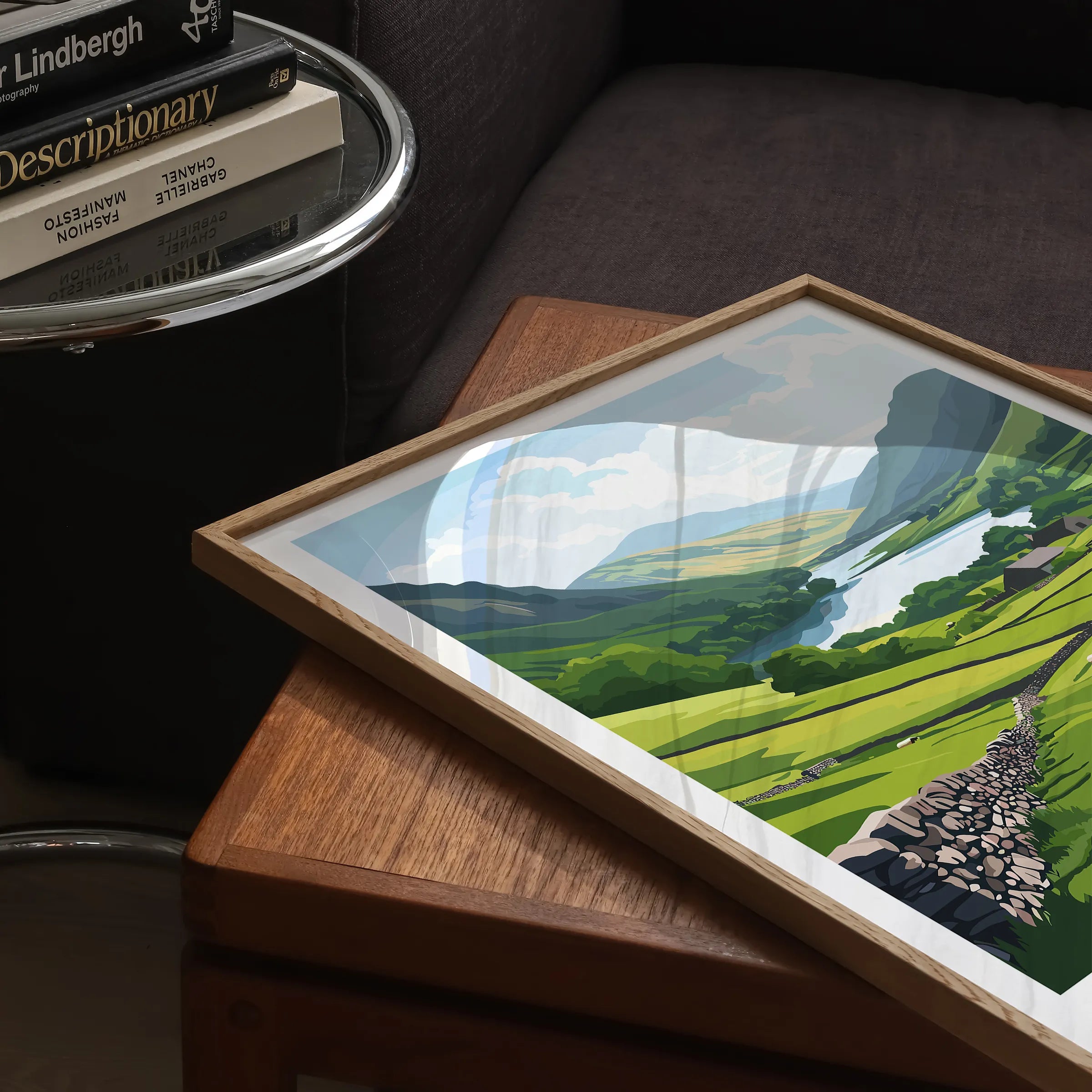 Cumbria Vintage Style Print