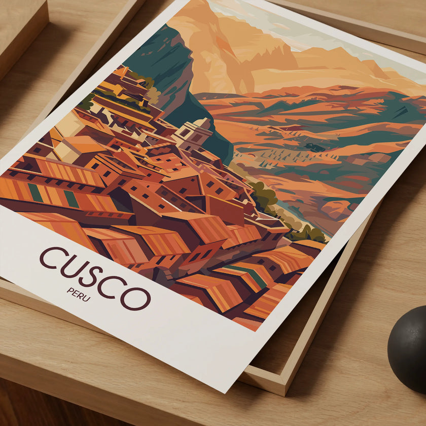 Cusco Modern Travel Poster