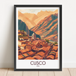 Cusco Souvenir Poster Print