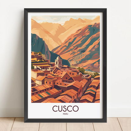 Cusco Souvenir Poster Print